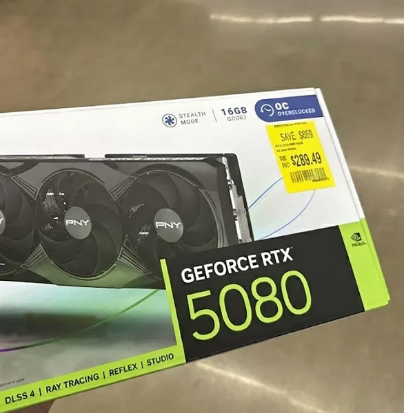Американец купил новую GeForce RTX 5080 за 290 долларов: в Сети обсуждают аттракцион щедрости в магазинах Walmart